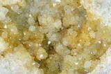 Keokuk Quartz Geode with Calcite Crystals - Iowa #144713-2